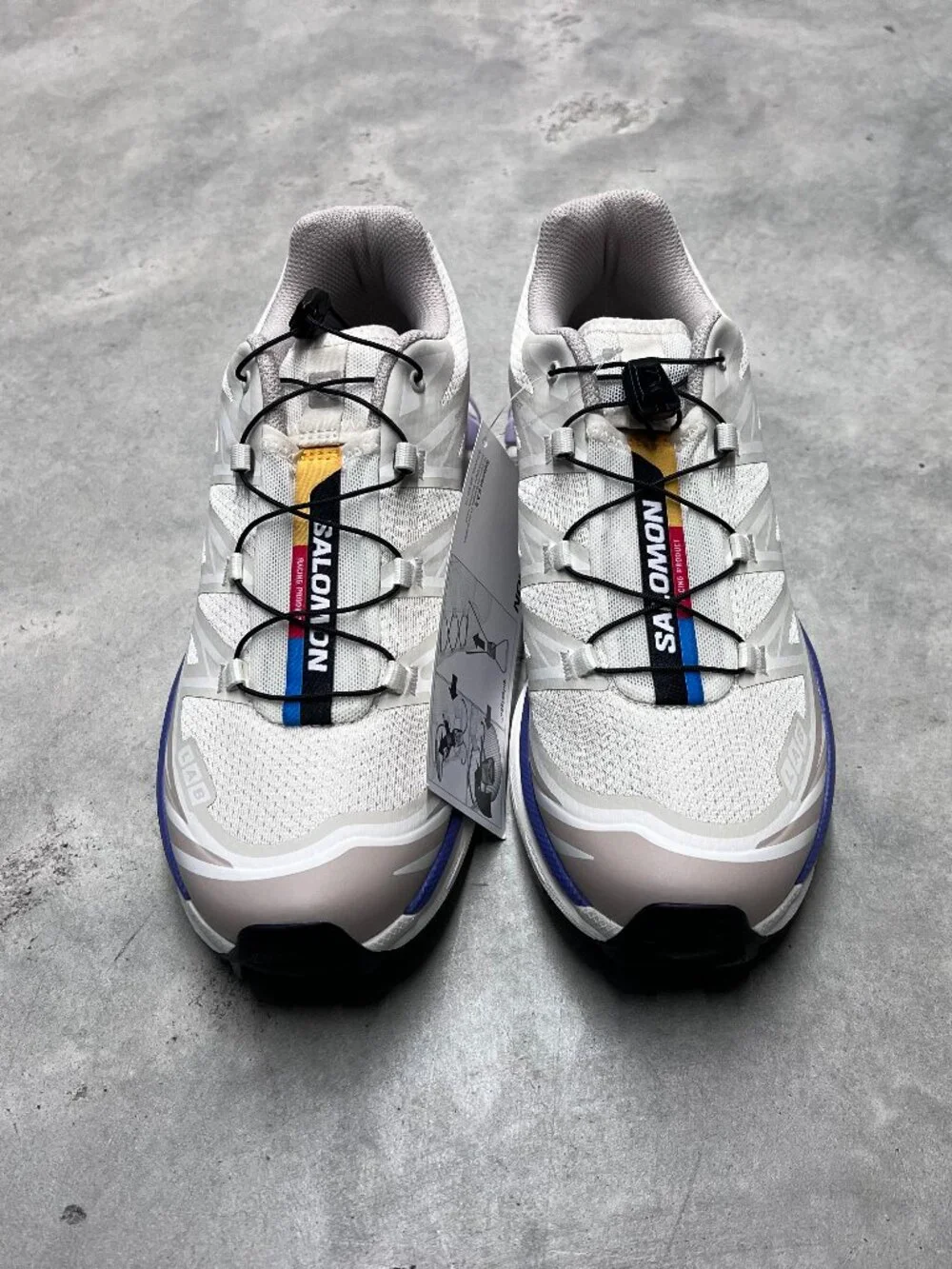 Salomon XT-6 Milk Silver Cloud Men's Size 7.5 L475827 - New